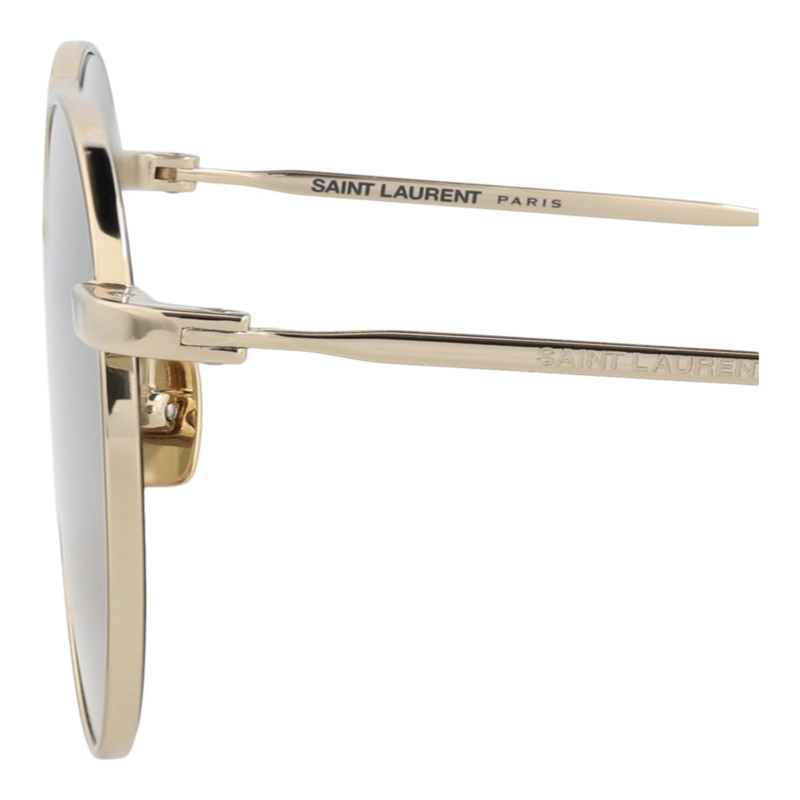GAFAS DE SOL SAINT LAURENT DE METAL CON MONTURA REDONDA PARA HOMBRE EN DORADO DORADO Y VERDE - 4