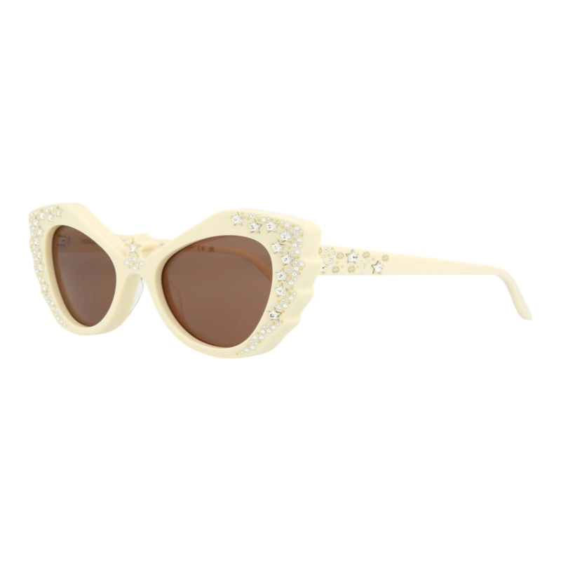 GAFAS DE SOL DE ACETATO CON MONTURA DE GATO GUCCI PARA MUJER EN COLOR MARFIL MARFIL - 2