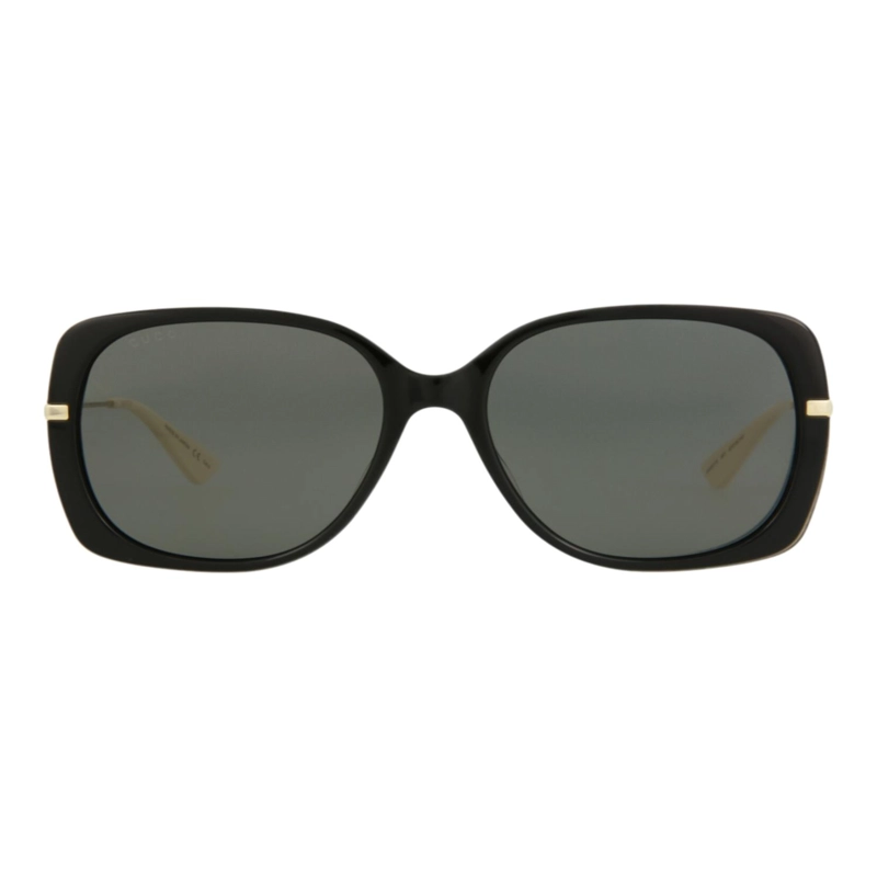 GAFAS DE SOL DE ACETATO CON MONTURA CUADRADA GUCCI PARA MUJER EN NEGRO DORADO GRIS - 1