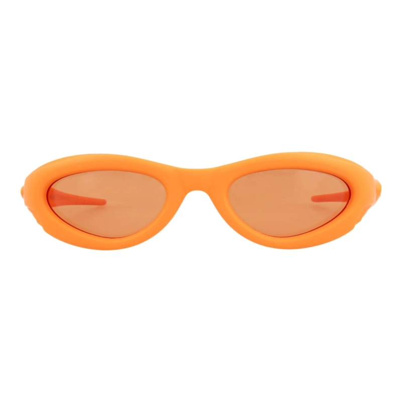 GAFAS DE SOL DE INYECCION BOTTEGA VENETA CON MONTURA REDONDAOVALADA PARA HOMBRE Y MUJER EN NARANJA - 1