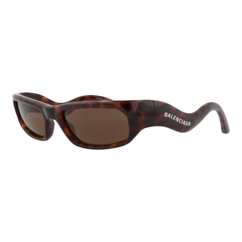 GAFAS DE SOL BALENCIAGA DE BIOINYECCION CON MONTURA CUADRADA PARA HOMBRE Y MUJER EN HAVANA BROWN - 2