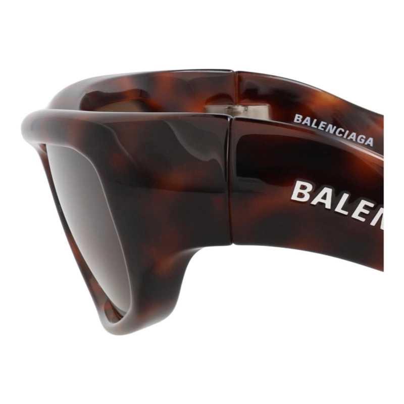 GAFAS DE SOL BALENCIAGA DE BIOINYECCION CON MONTURA CUADRADA PARA HOMBRE Y MUJER EN HAVANA BROWN - 6