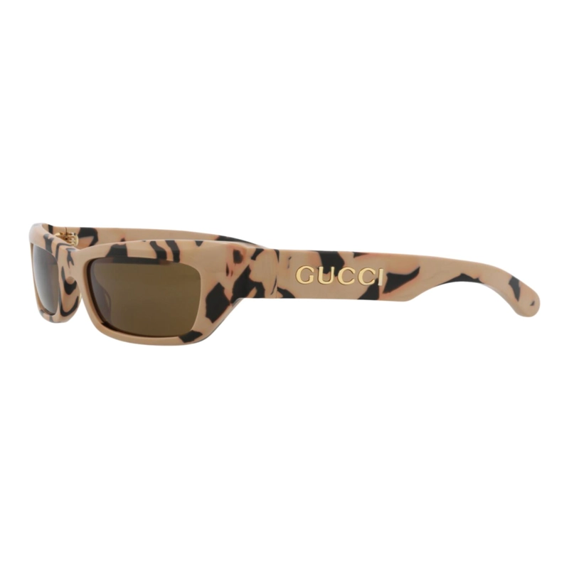 GAFAS DE SOL GUCCI DE ACETATO RECICLADO CON MONTURA DE OJO DE GATO PARA HOMBRE EN HAVANA HAVANA - 2