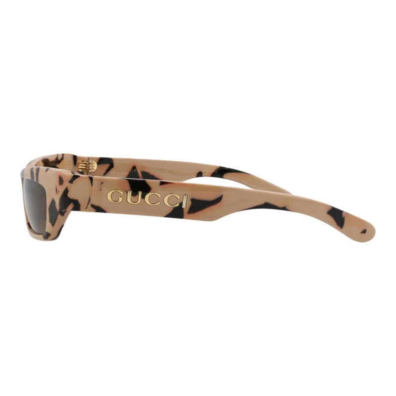 GAFAS DE SOL GUCCI DE ACETATO RECICLADO CON MONTURA DE OJO DE GATO PARA HOMBRE EN HAVANA HAVANA - 3