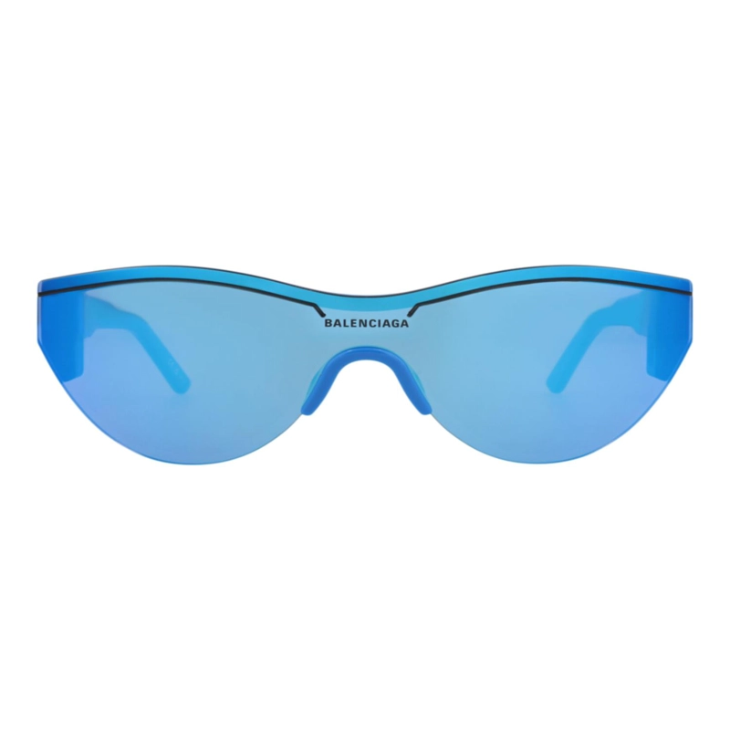 GAFAS DE SOL BALENCIAGA DE ACETATO RECICLADO CON MARCO BLINDADO PARA HOMBRE Y MUJER EN AZUL CLARO - 1