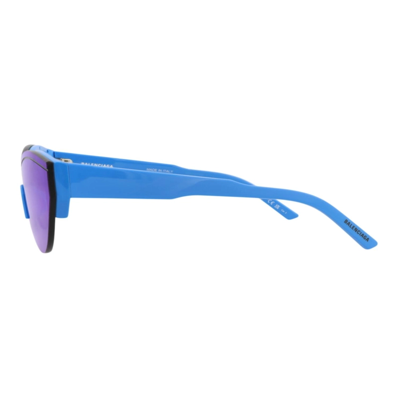 GAFAS DE SOL BALENCIAGA DE ACETATO RECICLADO CON MARCO BLINDADO PARA HOMBRE Y MUJER EN AZUL CLARO - 3