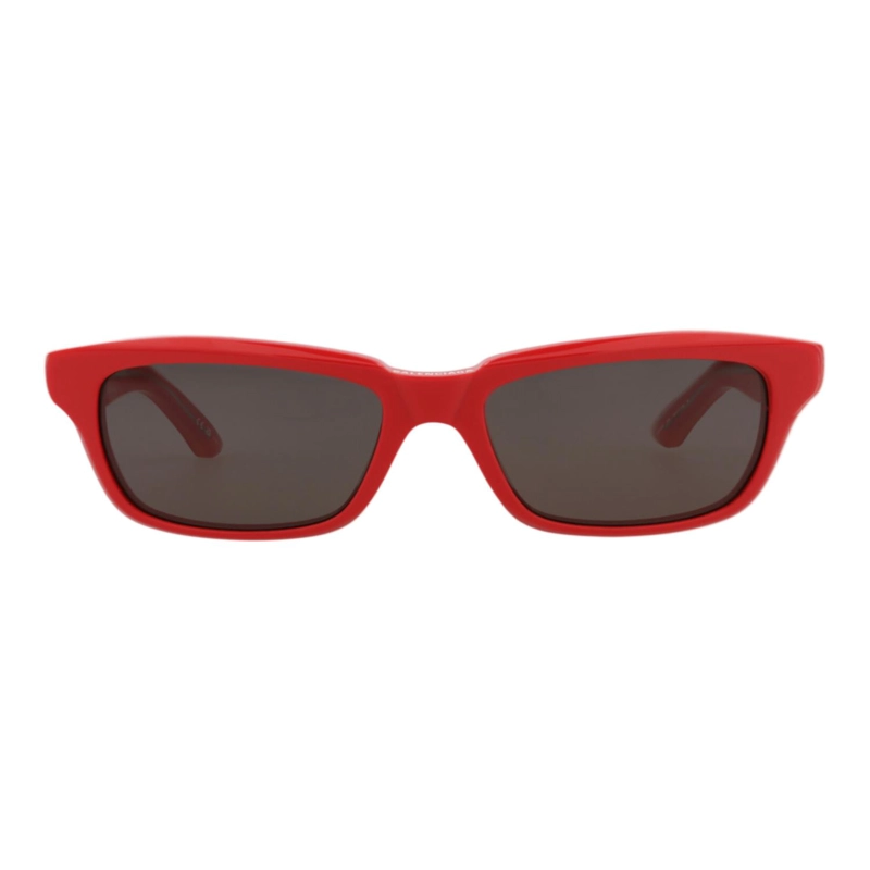 GAFAS DE SOL BALENCIAGA DE ACETATO RECICLADO CON MONTURA CUADRADA PARA HOMBRE Y MUJER EN ROJO ROJO - 1