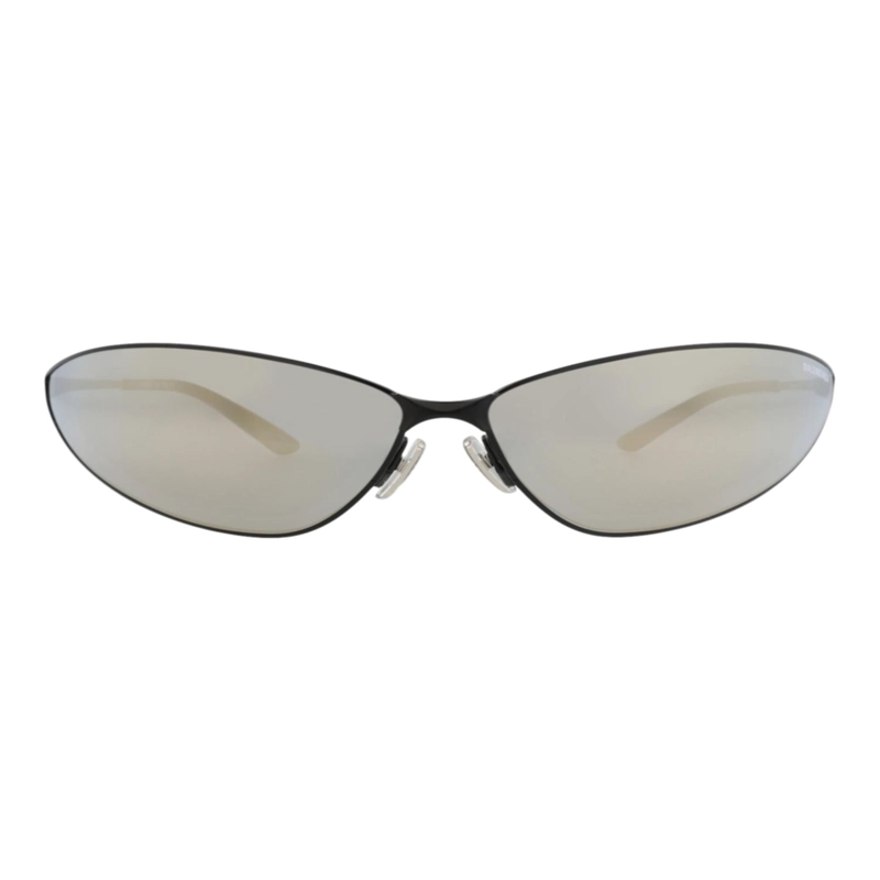 GAFAS DE SOL DE METAL CON MARCO BLINDADO BALENCIAGA PARA HOMBRE Y MUJER EN COLOR NEGRO Y BRONCE - 1