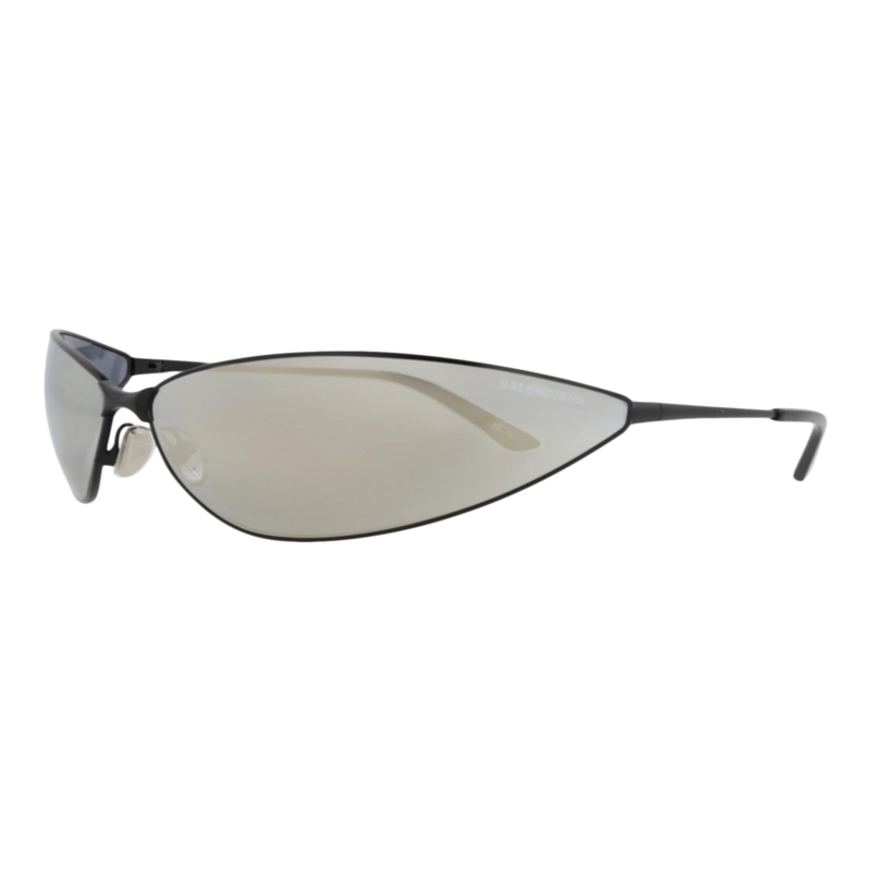 GAFAS DE SOL DE METAL CON MARCO BLINDADO BALENCIAGA PARA HOMBRE Y MUJER EN COLOR NEGRO Y BRONCE - 2
