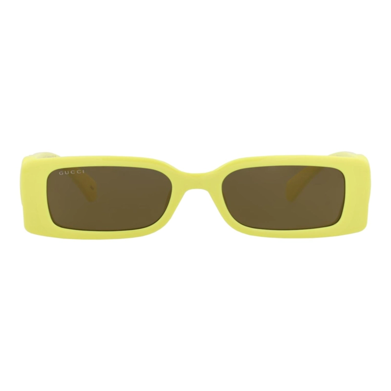 GAFAS DE SOL GUCCI DE INYECCION CON MONTURA CUADRADA PARA MUJER EN AMARILLO AMARILLO Y MARRON - 1