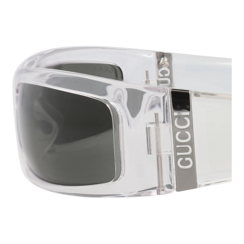 GAFAS DE SOL GUCCI SHIELDFRAME INJECTION PARA HOMBRE EN CRYSTAL CRYSTAL GREY - 4