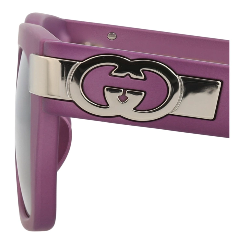 GAFAS DE SOL GUCCI DE INYECCION CON MONTURA CUADRADA PARA MUJER EN COLOR MARRON VIOLETA - 4