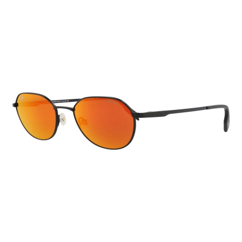 GAFAS DE SOL MAUI JIM DE METAL CON MONTURA REDONDA PARA HOMBRE Y MUJER EN COLOR NEGRO LAVA - 2