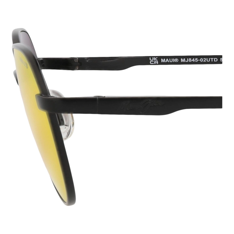 GAFAS DE SOL MAUI JIM DE METAL CON MONTURA REDONDA PARA HOMBRE Y MUJER EN COLOR NEGRO LAVA - 6