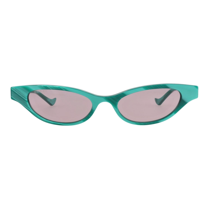 GAFAS DE SOL GUCCI DE ACETATO RECICLADO CON MONTURA DE OJO DE GATO PARA MUJER EN VERDE VERDE - 1