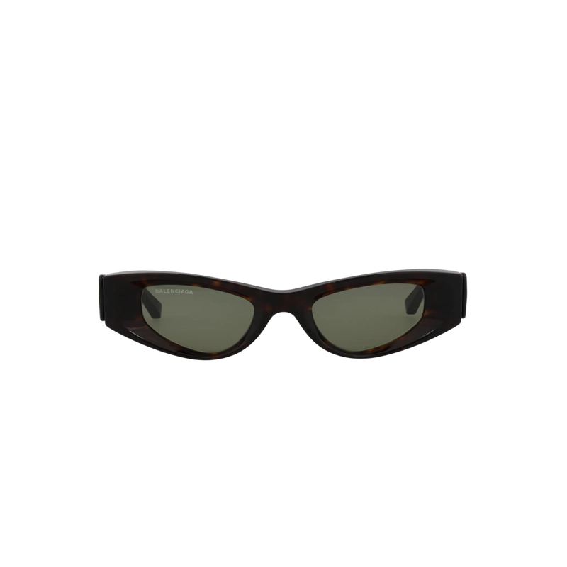 GAFAS DE SOL BALENCIAGA DE ACETATO CON MONTURA DE OJO DE GATO PARA MUJER EN COLOR HAVANA GREEN - 1