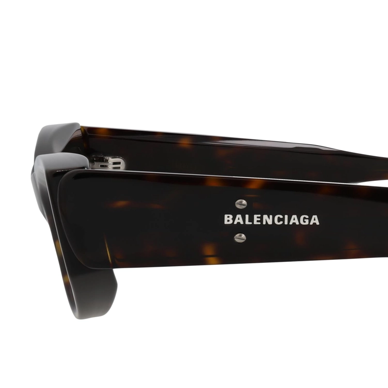 GAFAS DE SOL BALENCIAGA DE ACETATO CON MONTURA DE OJO DE GATO PARA MUJER EN COLOR HAVANA GREEN - 6