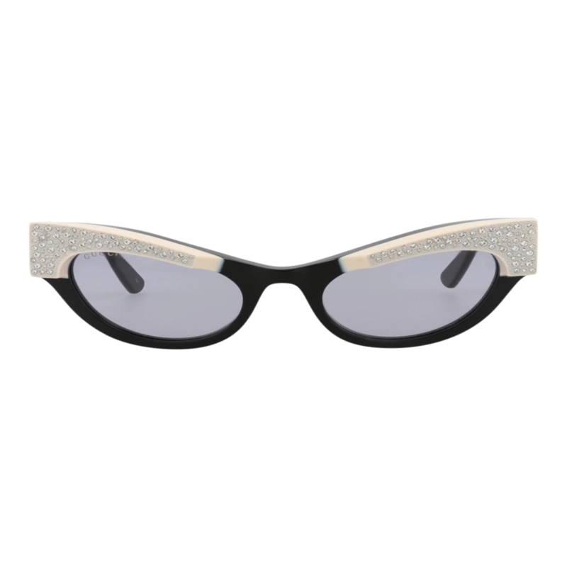 GAFAS DE SOL GUCCI DE ACETATO CON MONTURA EN FORMA DE OJO DE GATO PARA MUJER EN NEGRO NEGRO - 1