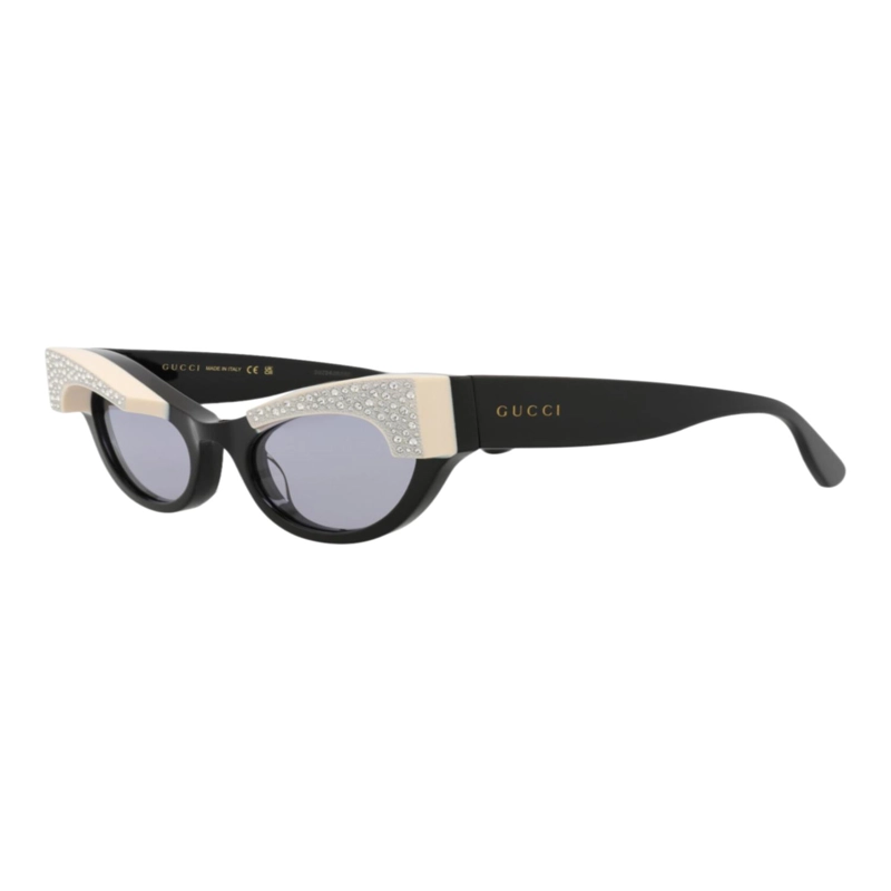 GAFAS DE SOL GUCCI DE ACETATO CON MONTURA EN FORMA DE OJO DE GATO PARA MUJER EN NEGRO NEGRO - 2