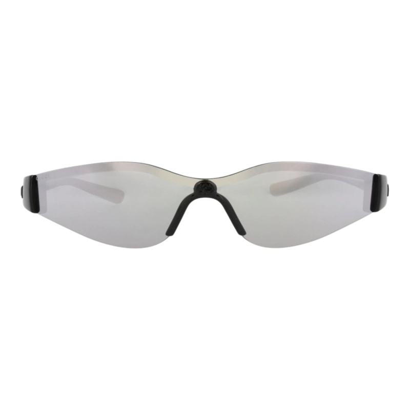 GAFAS DE SOL GUCCI SHIELDFRAME INJECTION PARA MUJER EN NEGRO NEGRO Y PLATEADO - 1