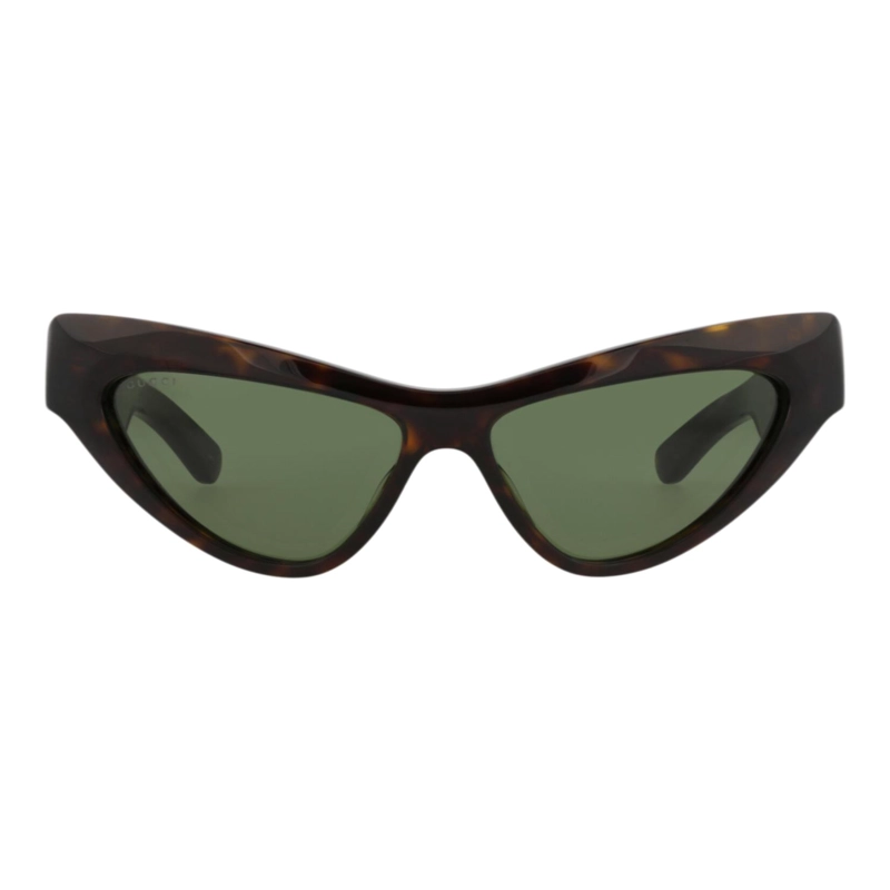 GAFAS DE SOL GUCCI DE ACETATO RECICLADO CON MONTURA DE OJO DE GATO PARA MUJER EN HAVANA HAVANA GREEN - 1