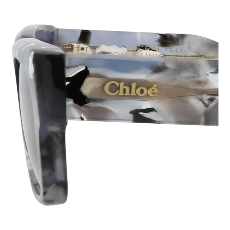 GAFAS DE SOL CHLOE  DE ACETATO RECICLADO CON MONTURA CUADRADA PARA MUJER EN GRIS GRIS - 6