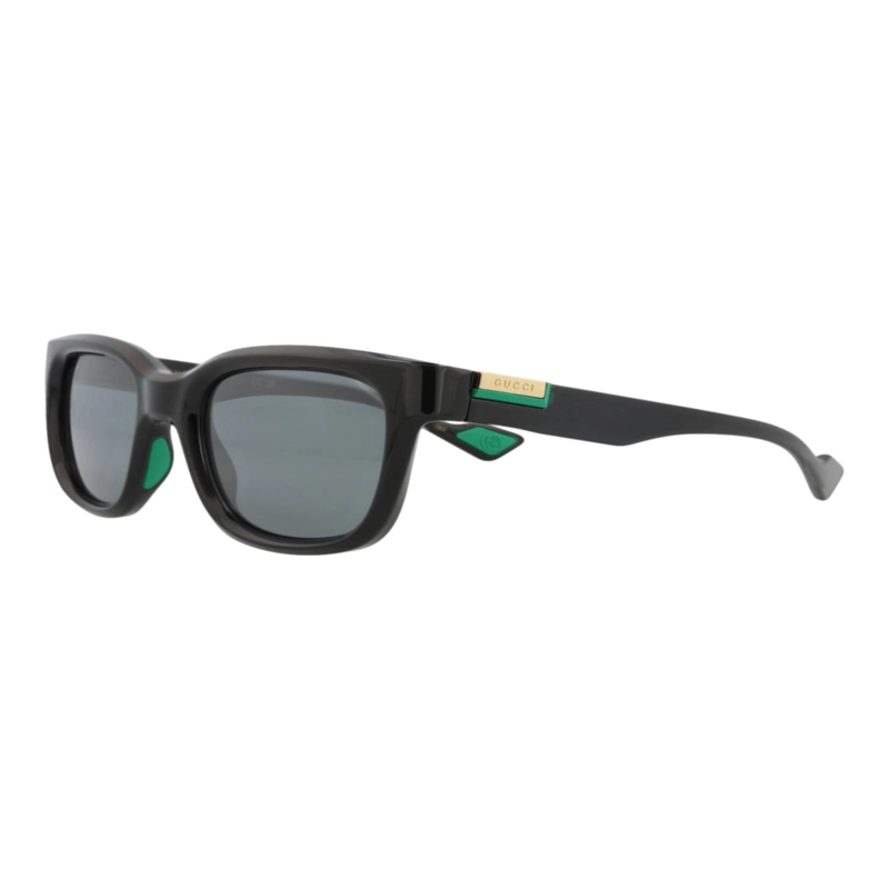 GAFAS DE SOL GUCCI DE INYECCION CON MONTURA CUADRADA PARA HOMBRE EN NEGRO NEGRO Y GRIS - 2