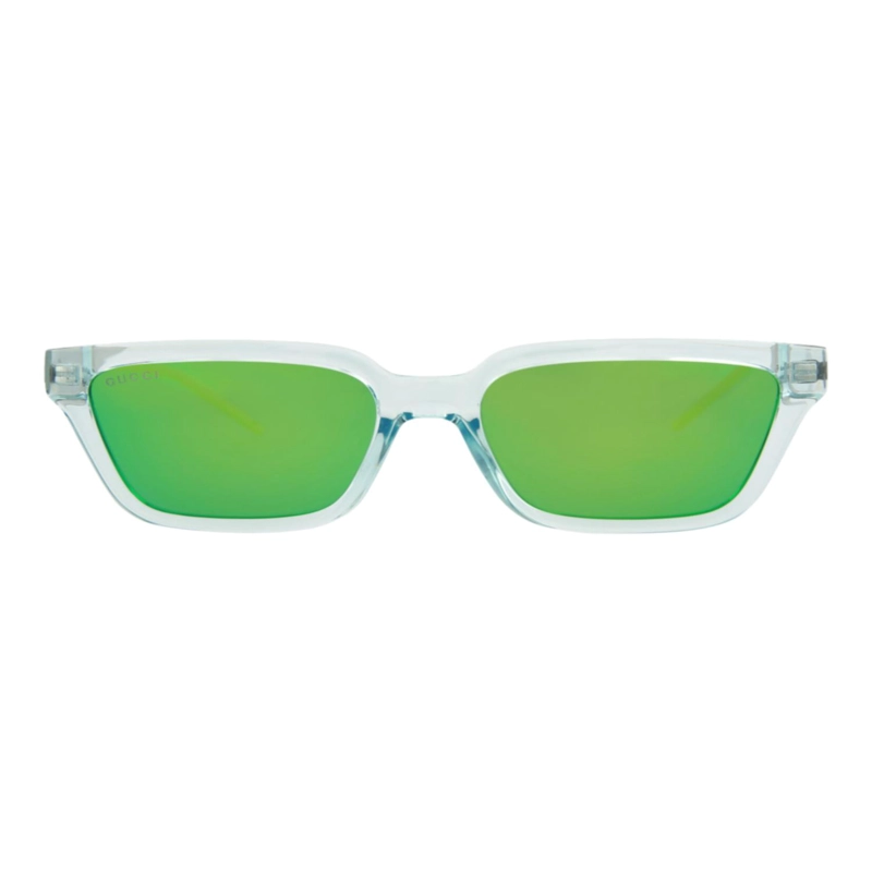 GAFAS DE SOL GUCCI DE INYECCION CON MONTURA CUADRADA PARA HOMBRE EN AZUL CLARO Y VERDE - 1
