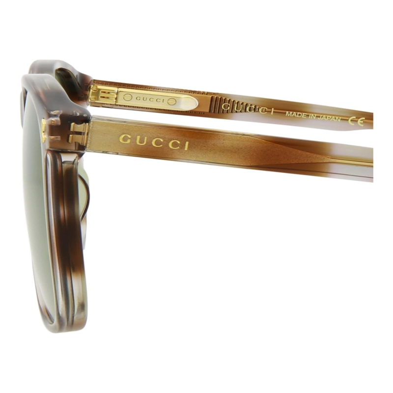 GAFAS DE SOL DE ACETATO CON MONTURA CUADRADA GUCCI PARA HOMBRE EN HAVANA HAVANA GREEN - 6