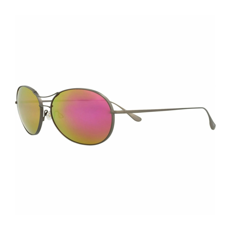 GAFAS DE SOL MAUI JIM DE TITANIO CON MONTURA REDONDA PARA MUJER EN GREY GREY SUNRISE - 2