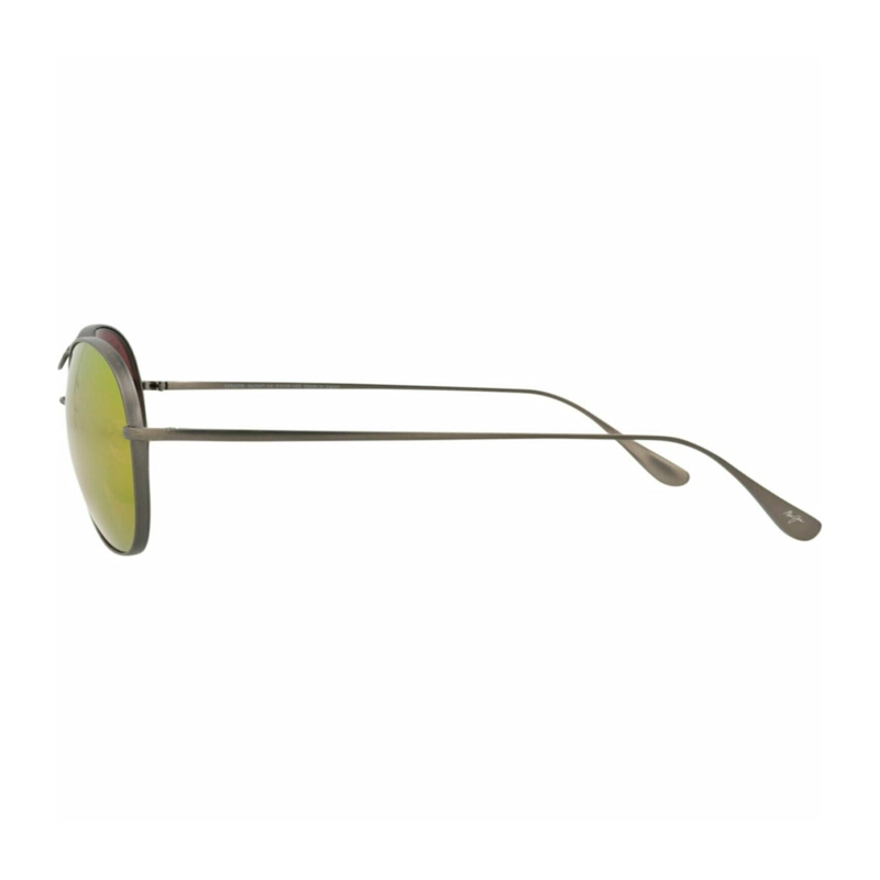 GAFAS DE SOL MAUI JIM DE TITANIO CON MONTURA REDONDA PARA MUJER EN GREY GREY SUNRISE - 3