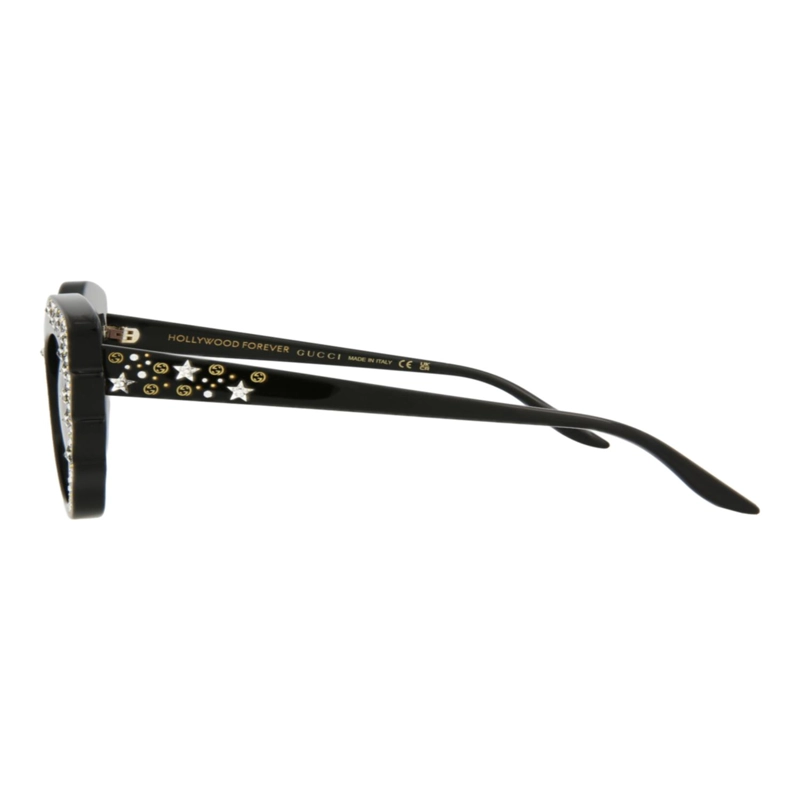 GAFAS DE SOL GUCCI DE ACETATO CON MONTURA EN FORMA DE OJO DE GATO PARA MUJER EN NEGRO NEGRO Y ROJO - 3