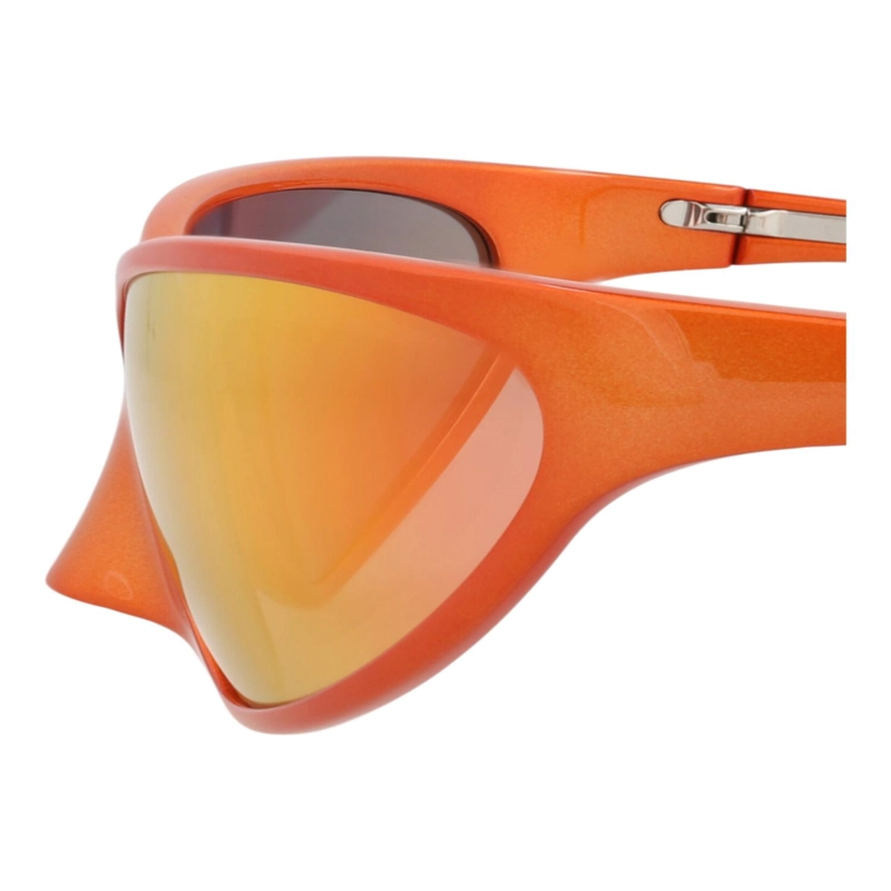 GAFAS DE SOL BALENCIAGA DE ALUMINIO CON MARCO BLINDADO PARA HOMBRE Y MUJER EN ROJO ROJO Y ROJO - 6