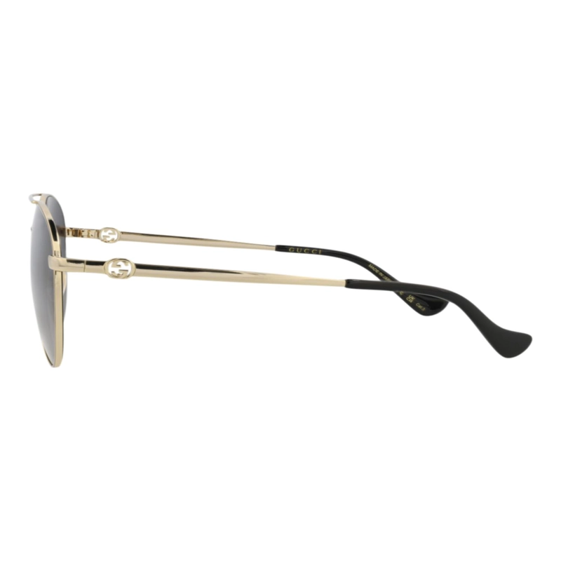 GAFAS DE SOL METALICAS GUCCI CON MONTURA DE AVIADOR PARA MUJER EN COLOR DORADO Y GRIS - 3