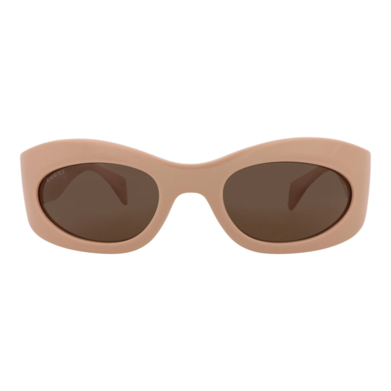 GAFAS DE SOL GUCCI SHIELDFRAME DE ACETATO RECICLADO PARA HOMBRE Y MUJER EN ROSA ROSA Y MARRON - 1