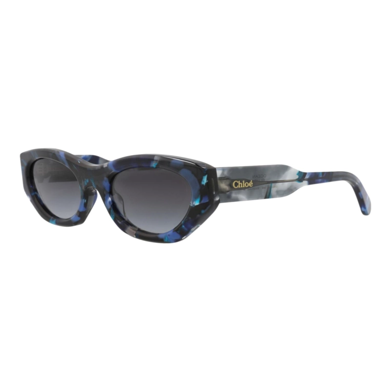 GAFAS DE SOL CHLOE  DE ACETATO RECICLADO CON MONTURA DE OJO DE GATO PARA MUJER EN AZUL AZUL Y GRIS - 2
