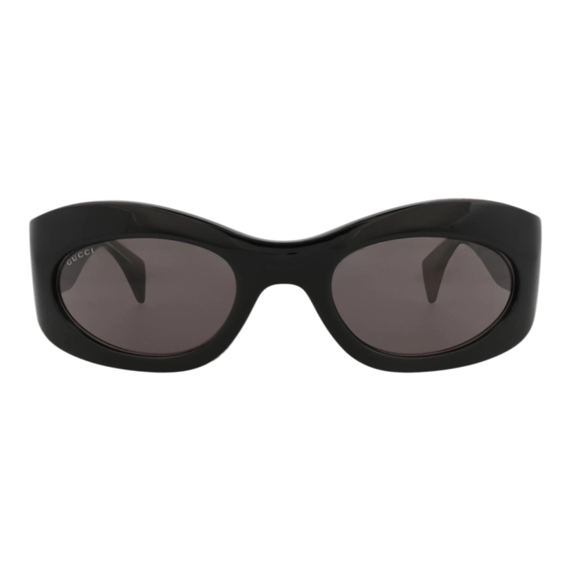 GAFAS DE SOL GUCCI SHIELDFRAME DE ACETATO RECICLADO PARA HOMBRE Y MUJER EN NEGRO NEGRO Y GRIS - 1