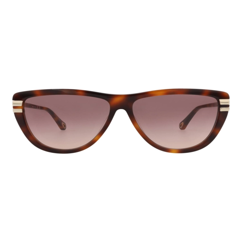 GAFAS DE SOL CHLOE  DE ACETATO RECICLADO CON MONTURA CUADRADA PARA MUJER EN HAVANA HAVANA RED - 1