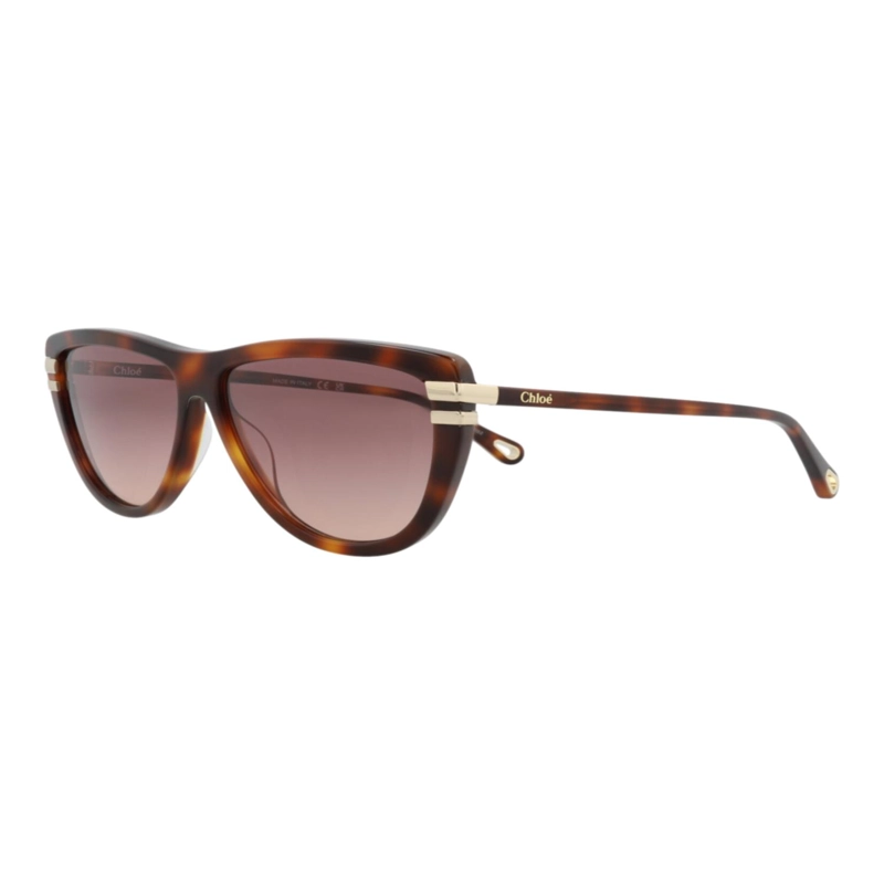 GAFAS DE SOL CHLOE  DE ACETATO RECICLADO CON MONTURA CUADRADA PARA MUJER EN HAVANA HAVANA RED - 2