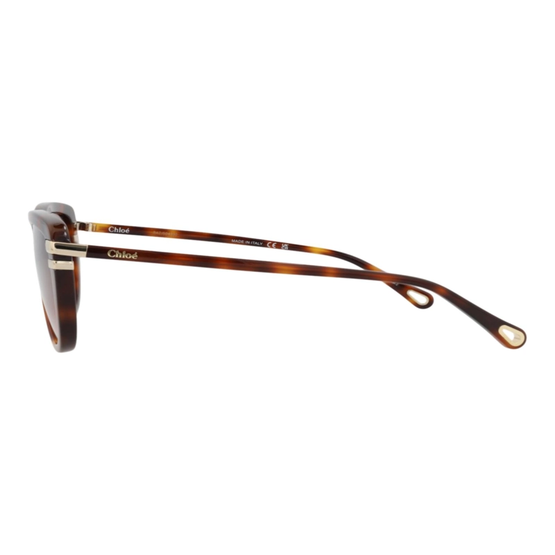 GAFAS DE SOL CHLOE  DE ACETATO RECICLADO CON MONTURA CUADRADA PARA MUJER EN HAVANA HAVANA RED - 3