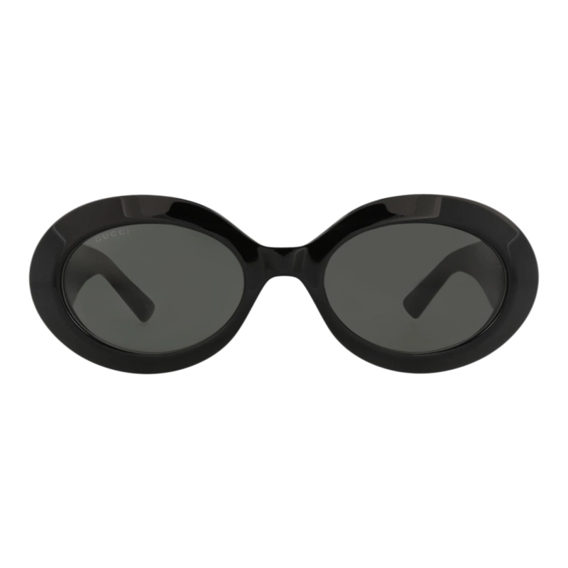 GAFAS DE SOL GUCCI DE ACETATO RECICLADO CON MONTURA REDONDA PARA MUJER EN NEGRO NEGRO Y GRIS - 1