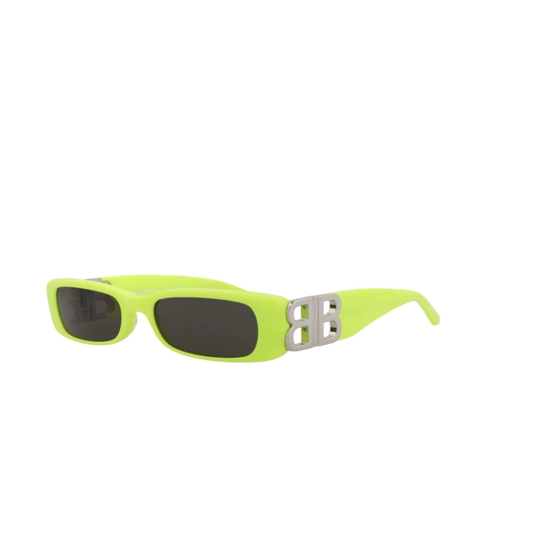 GAFAS DE SOL BALENCIAGA DE ACETATO CON MONTURA CUADRADA PARA MUJER EN COLOR AMARILLO PLATEADO Y GRIS - 2