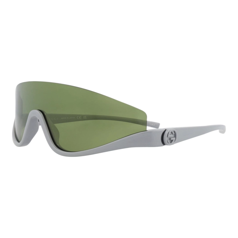 GAFAS DE SOL GUCCI SHIELDFRAME INJECTION PARA MUJER EN COLOR PLATEADO Y VERDE - 2