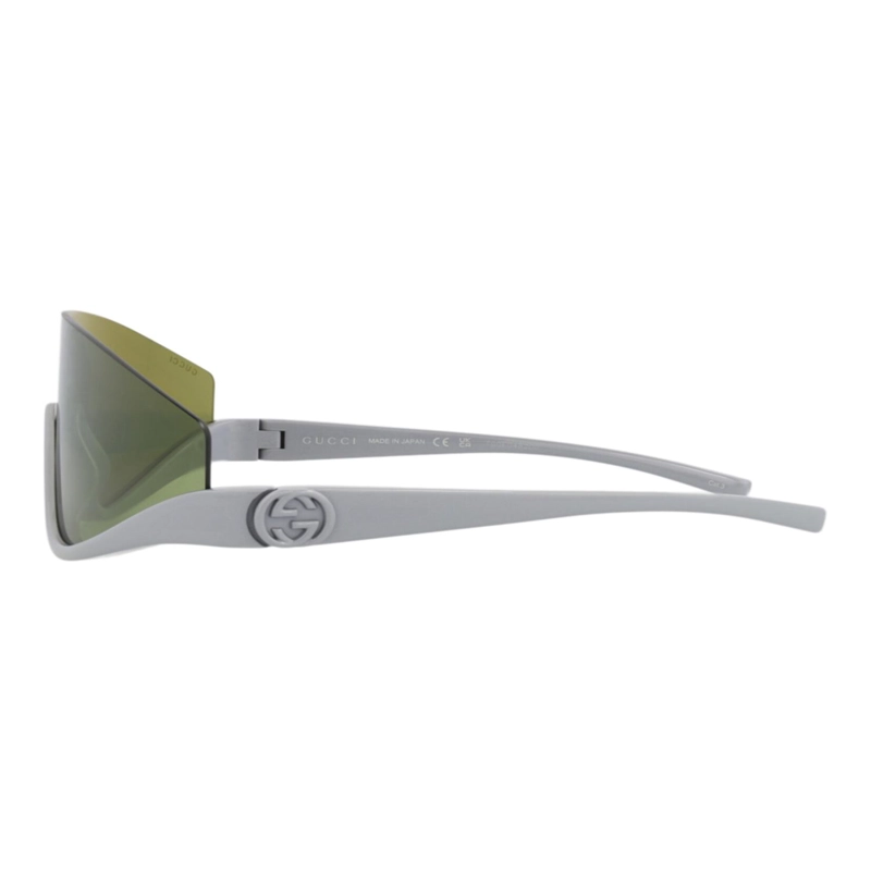 GAFAS DE SOL GUCCI SHIELDFRAME INJECTION PARA MUJER EN COLOR PLATEADO Y VERDE - 3
