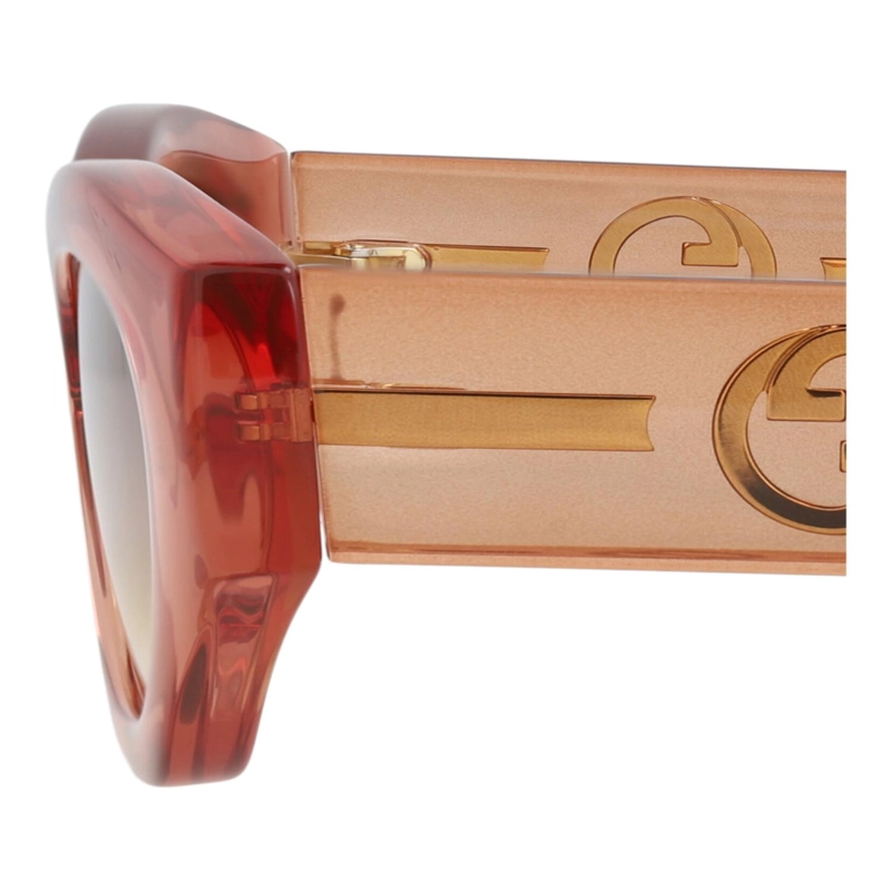 GAFAS DE SOL INYECTABLES CON MONTURA REDONDA GUCCI PARA MUJER EN MARRON MARRON MARRON - 6