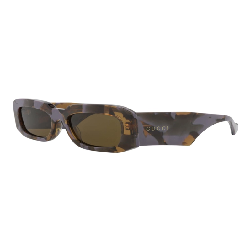 GAFAS DE SOL GUCCI DE ACETATO RECICLADO CON MONTURA CUADRADA PARA HOMBRE EN HAVANA HAVANA BROWN - 2