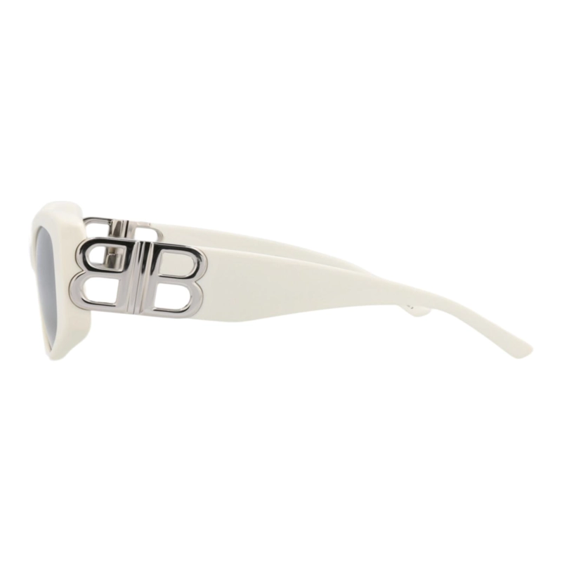 GAFAS DE SOL BALENCIAGA DE ACETATO RECICLADO CON MONTURA DE OJO DE GATO PARA MUJER EN BLANCO BLANCO - 3