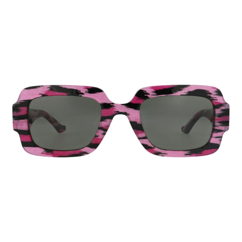 GAFAS DE SOL GUCCI DE ACETATO RECICLADO CON MONTURA CUADRADA PARA MUJER EN NEGRO NEGRO Y GRIS - 1