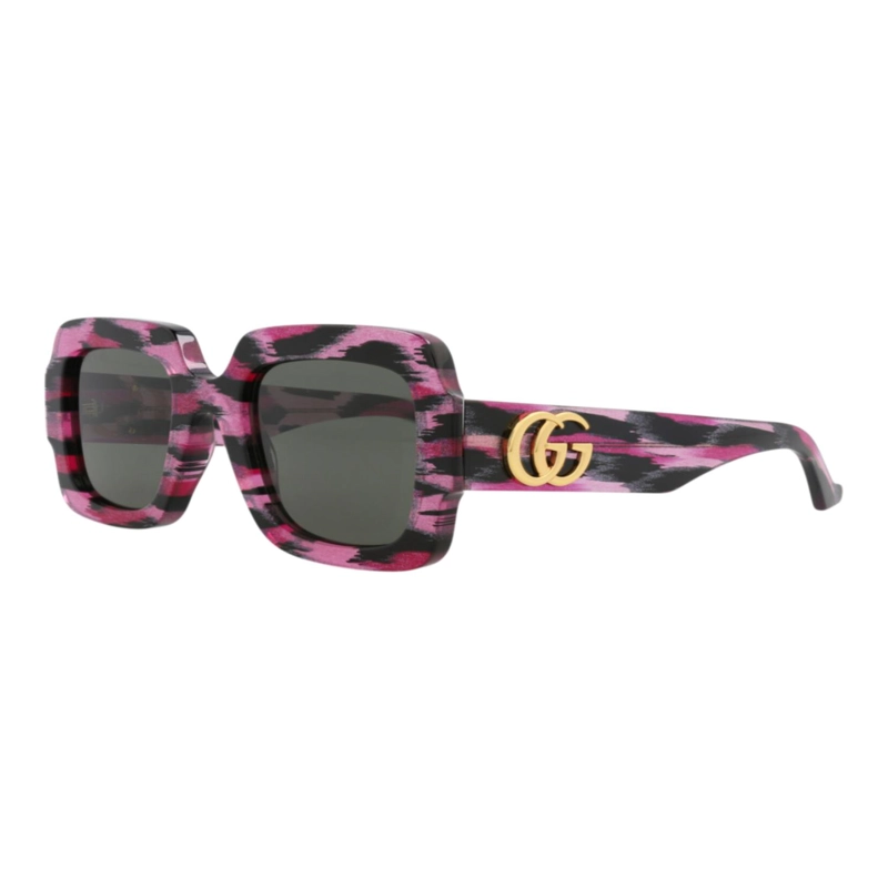 GAFAS DE SOL GUCCI DE ACETATO RECICLADO CON MONTURA CUADRADA PARA MUJER EN NEGRO NEGRO Y GRIS - 2
