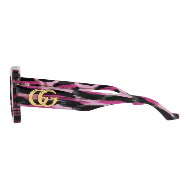GAFAS DE SOL GUCCI DE ACETATO RECICLADO CON MONTURA CUADRADA PARA MUJER EN NEGRO NEGRO Y GRIS - 3